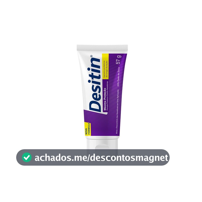 Creme Preventivo de Assaduras para Bebês Desitin, Máxima Proteção, 57g