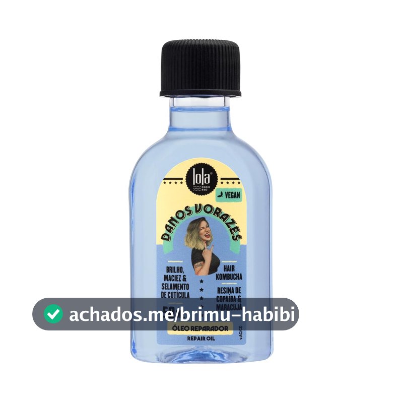 Danos Vorazes Óleo Reparador 50ml , Lola Cosmetics