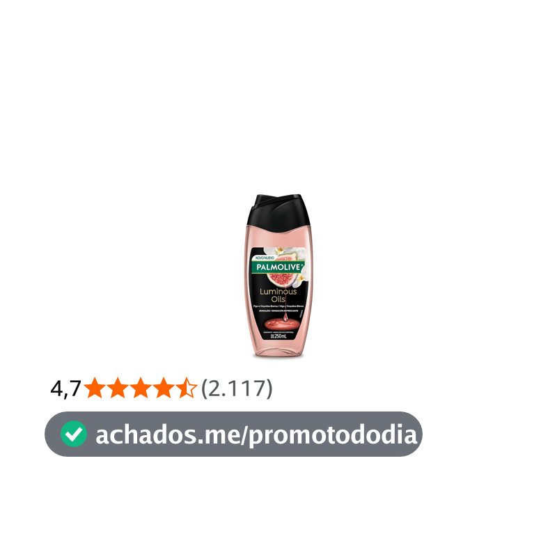 Palmolive Luminous Oils Sensação Refrescante Sabonete Corporal, 250ml