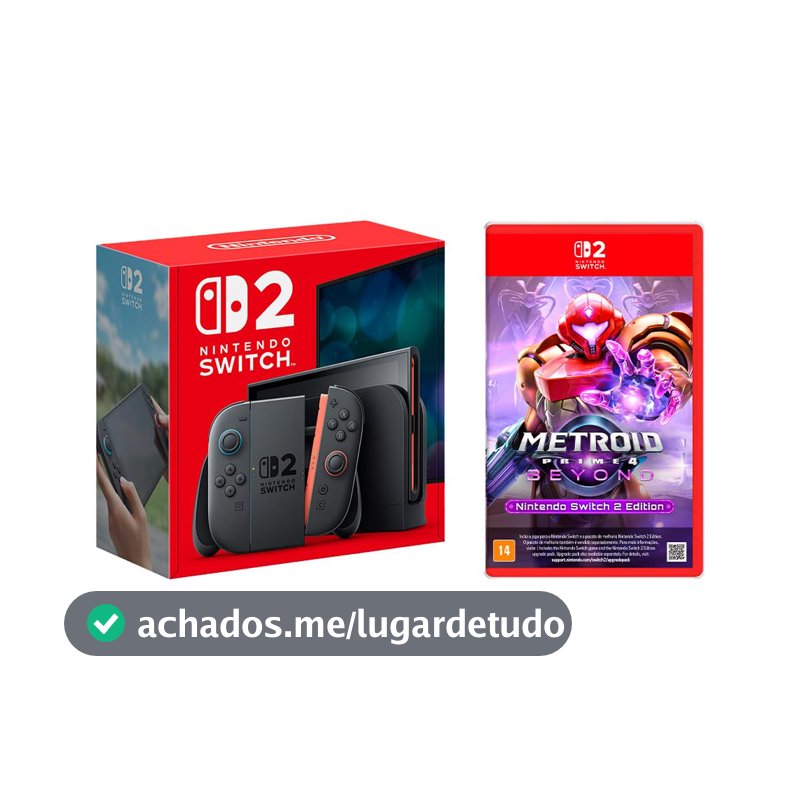 Console Nintendo Switch 2 + Jogo Metroid Prime 4: Beyond