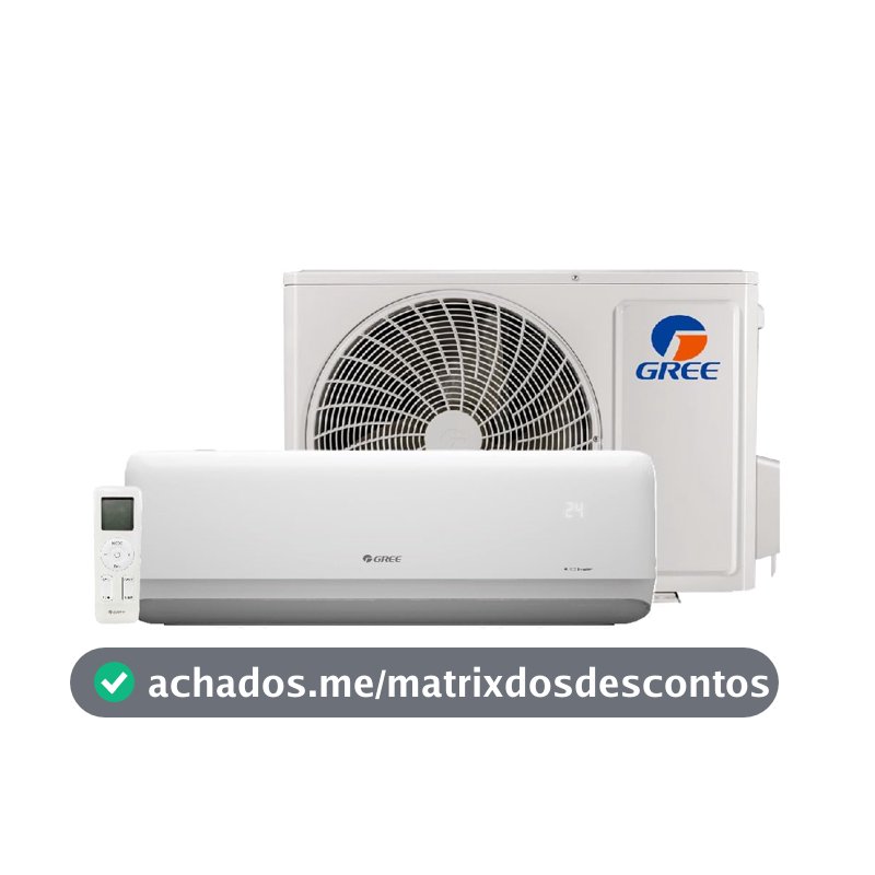 Gree Ar Condicionado Split Hi Wall Inverter Gree G-Side 12000 BTU/h Frio GWC12ATCXB-D6DNA3C – 220 Volts