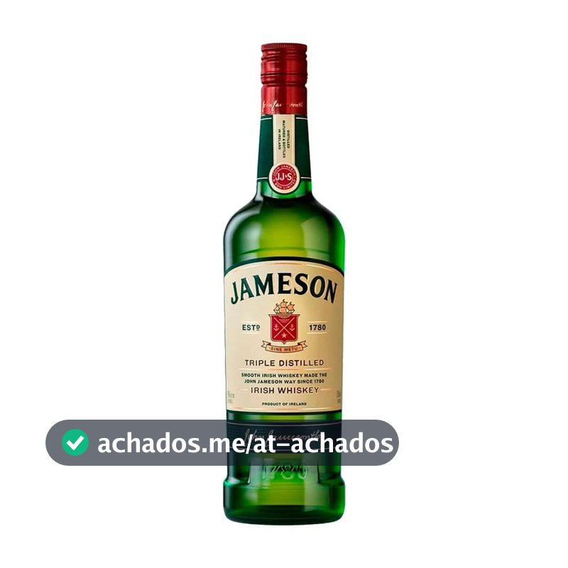 Jameson - Whiskey Irlandês, 750 ml