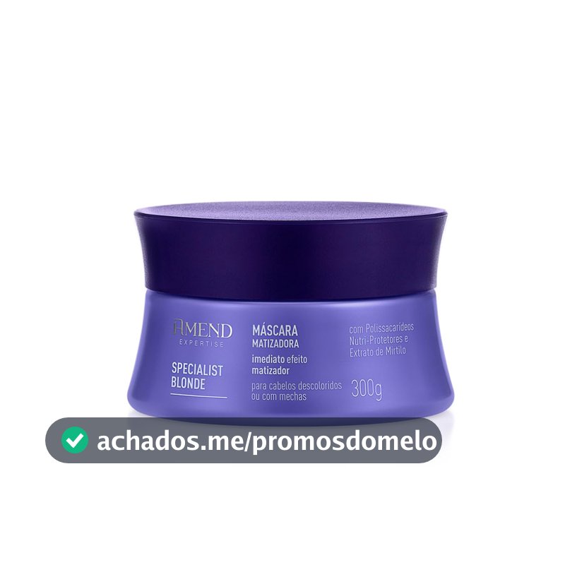 Máscara Matizadora com Extrato de Mirtilo 300g