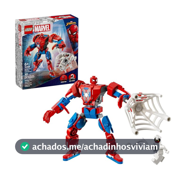 LEGO Super Heroes Marvel Robô do Homem-Aranha 76308 (107 Peças)