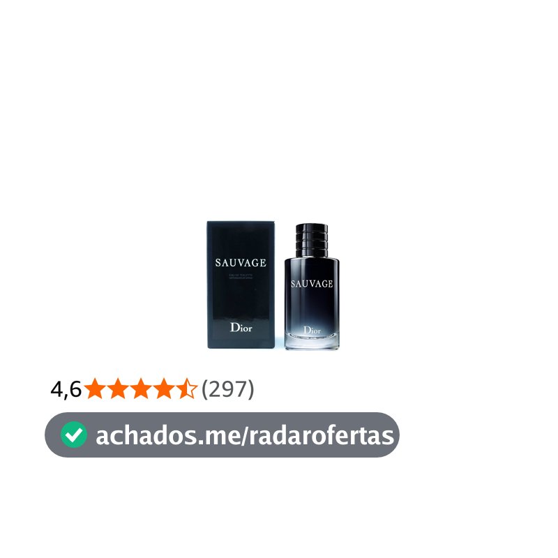 Sauvage Masculino de Christian Dior Eau de Toilette 100ml