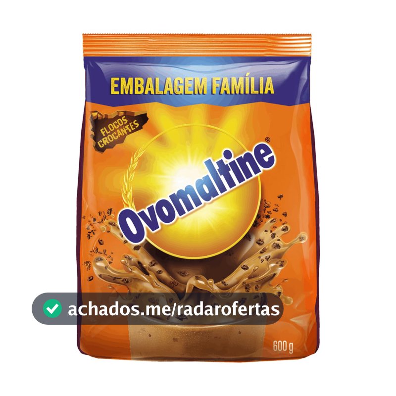 AB Brasil Achocolatado Com Flocos Crocantes Ovomaltine 600G