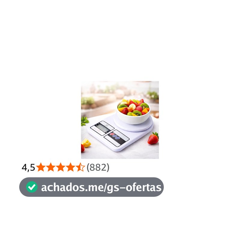 Balança de Cozinha Digital Premium Gourmet Resistente à Água Portátil Base Antiderrapante Visor de Alta Definição Pesagem Precisa Durável Moderna Ideal para Alimentos Frescos Doces Salgados Compacta