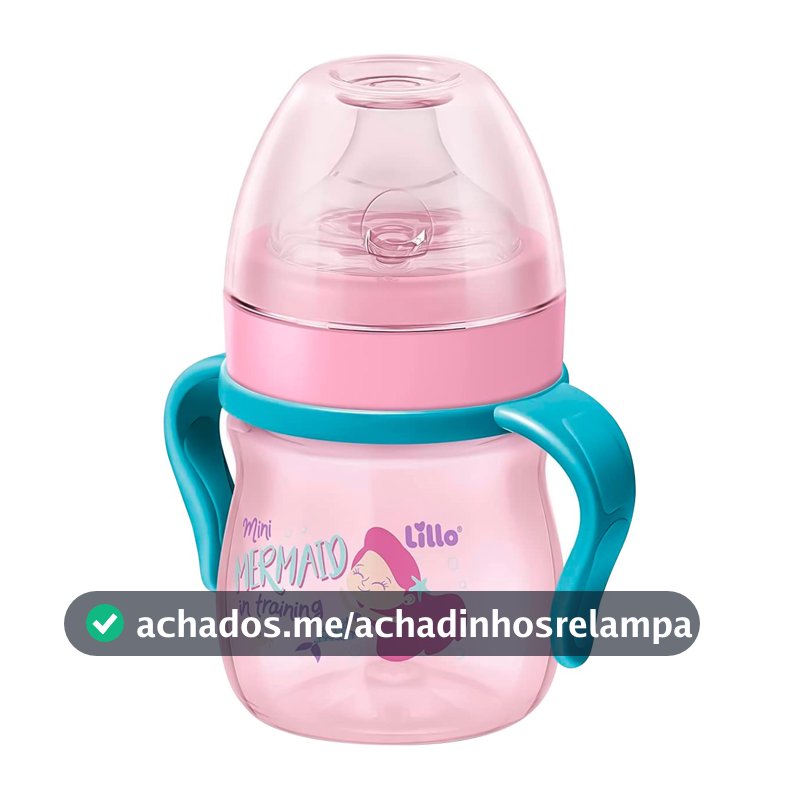 Caneca de Aprendizado com Alça Lillo Evolution, Menina, 150ml