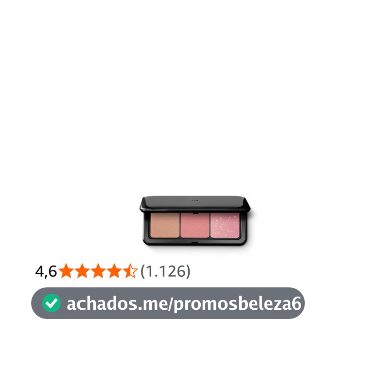KIKO MILANO, Multi Finish Trio Blush & Bronzer Palette, Paleta Compacta 2 em 1, Cor