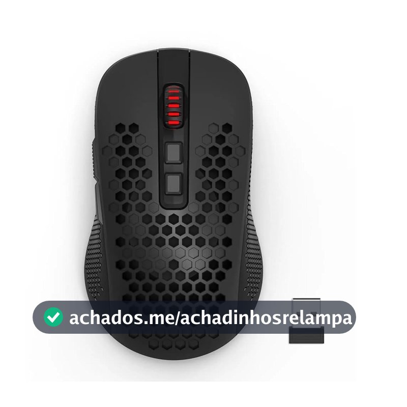 Mouse Gamer Redragon Hana RGB Preto Sensor PAW3104 7200 DPI
