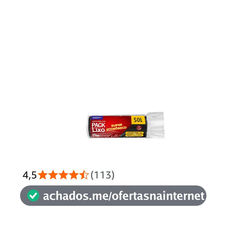 Sacos de Lixo PACK LIXO Super Econômico Preto 50 litros – Uso residencial diário, ideal para lixos leves em pequenas famílias