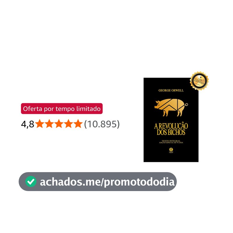 A Revolução dos Bichos - Edição de Luxo Almofadada