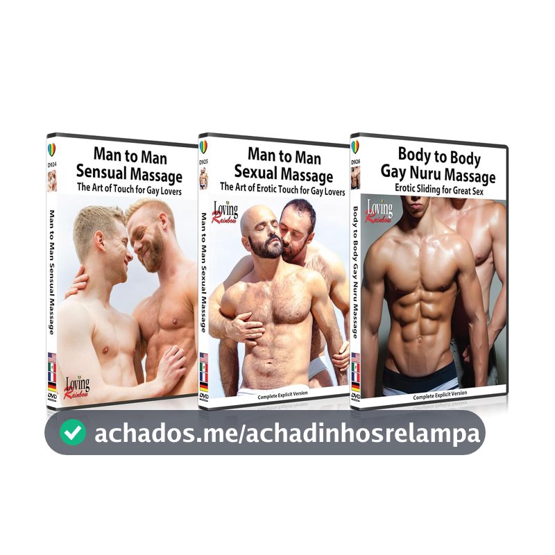 3 DVD Set - Man to Man Sensual Massage - Man to Man Sexual Massage - Body to Body Gay Nuru Massage