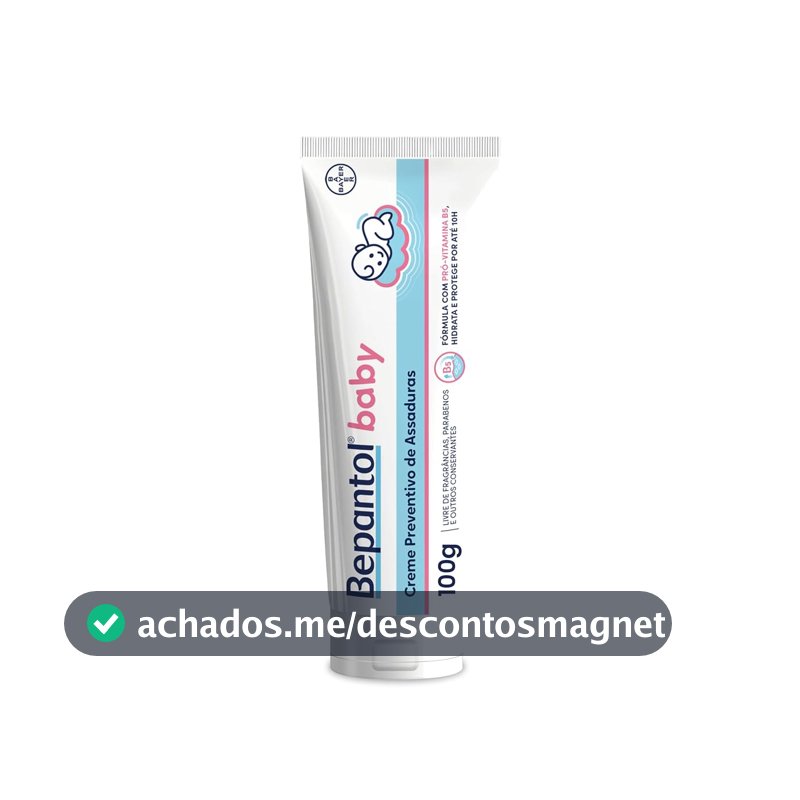 Bepantol Baby Pomada Assadura Bebe, Hipoalergênica, 100g