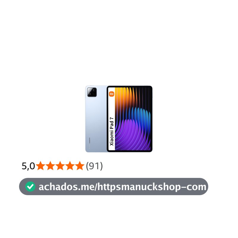 XIAOMI Pad 7, Tablet de 11,2 Polegadas, 8 + 256 GB, Azul, Bateria 8850mAh, Carregamento Turbo de 45W, HyperAI (Carregador Incluso)