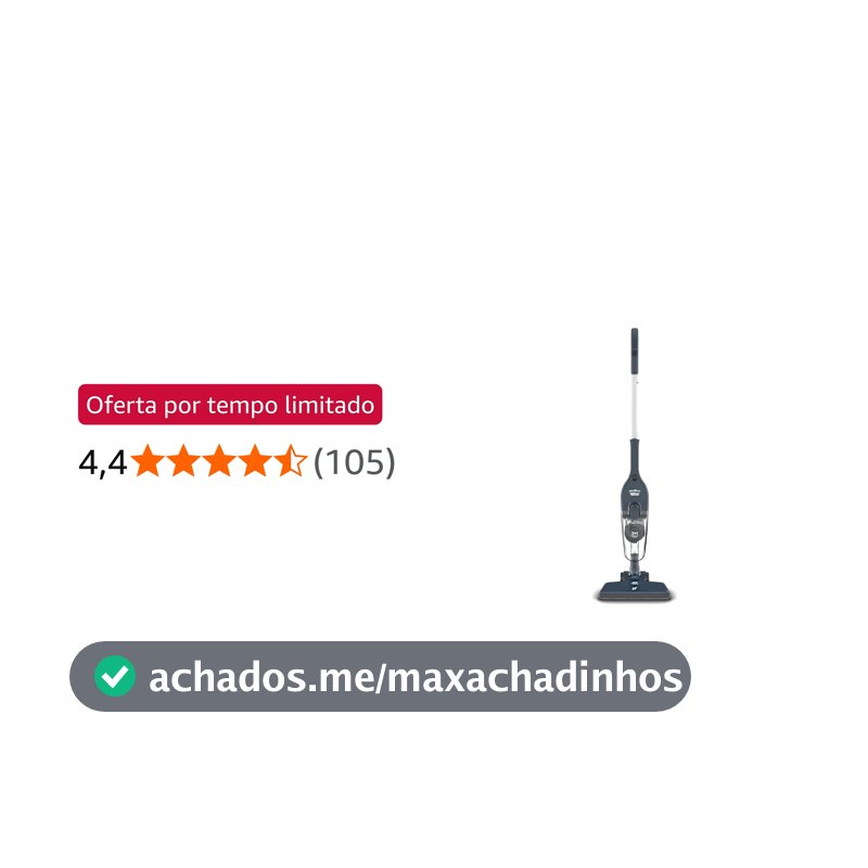 Aspirador de Pó Vertical Britânia 2 em 1 com Filtro Ciclone 1400W BAS30 1,5L Azul 127V