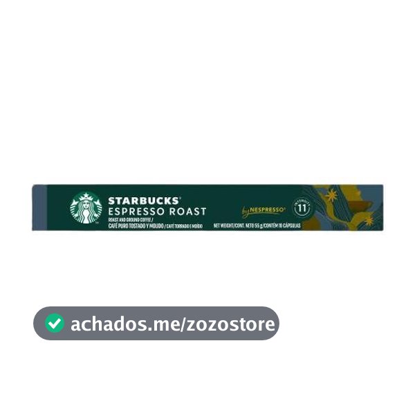 Café em Cápsula Starbucks® Espresso Roast by Nespresso® - 10 cápsulas