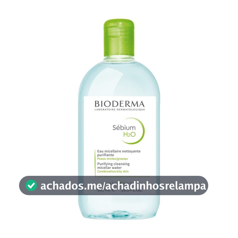 BIODERMA Água Micelar Demaquilante Antioleosidade Sébium H2O 500ml
