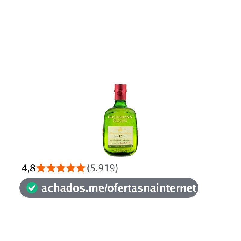 Buchanan's Whisky Escocês Blended Deluxe Garrafa 750Ml