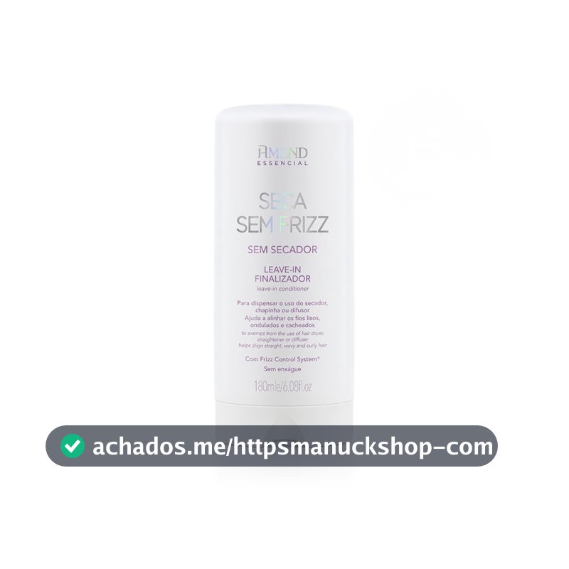 Seca Sem Frizz Leave-In Finalizador 180ml
