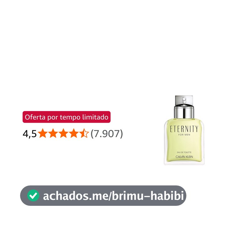 Calvin Klein Eternity Masculino Eau De Toilette 100Ml,