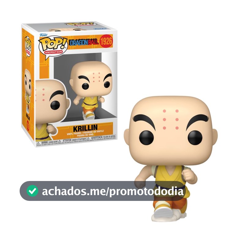 Candide, Boneco, Funko POP! Kuririn, Dragon Ball - 10 cm