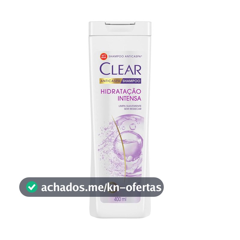 Clear Anticaspahidratação Intensa Shampoo 400 Ml