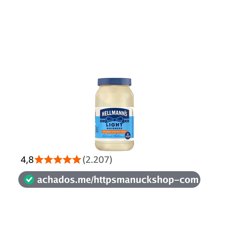 Hellmann's Maionese Light 500g
