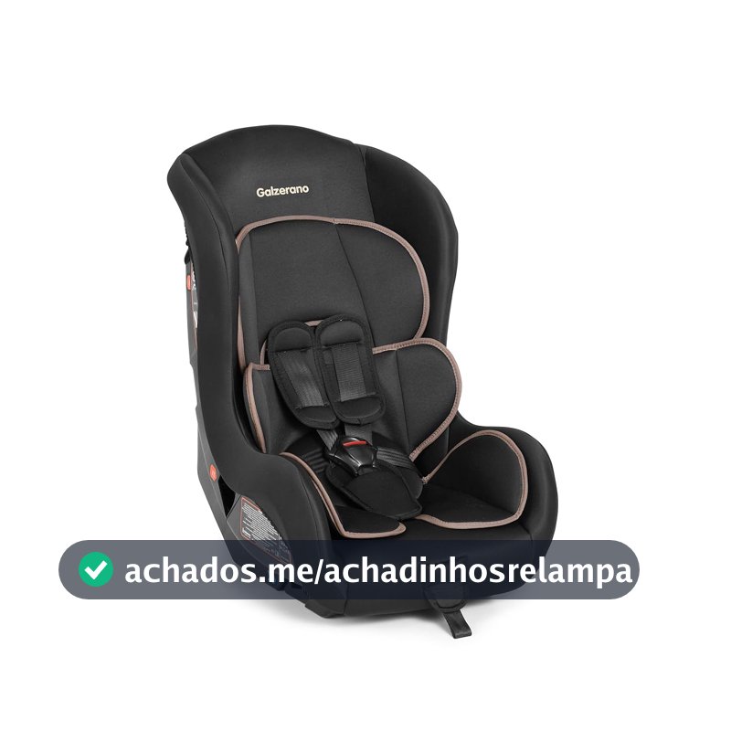 Cadeira Para Auto Maximus até 25 Kg Preto Galzerano