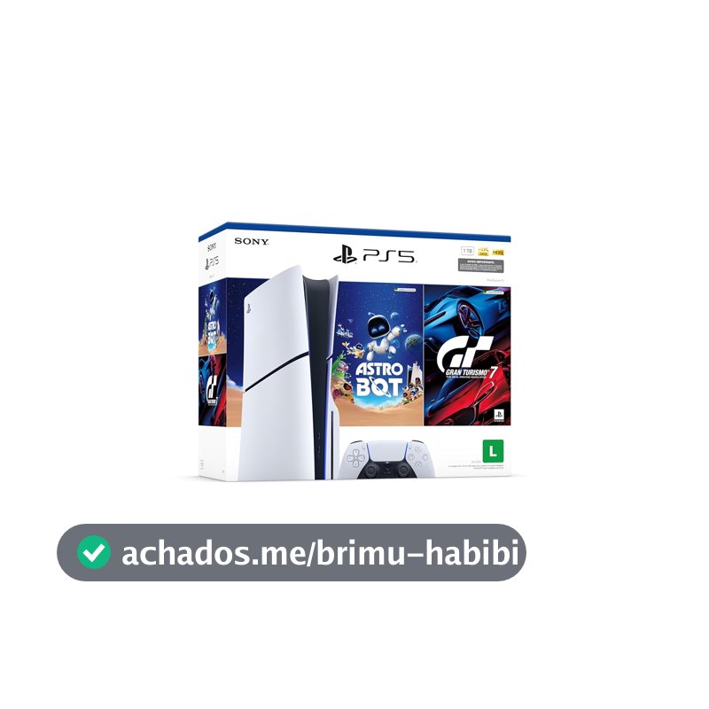 PlayStation®5 Slim Disk - Pacote ASTRO BOT e Gran Turismo 7