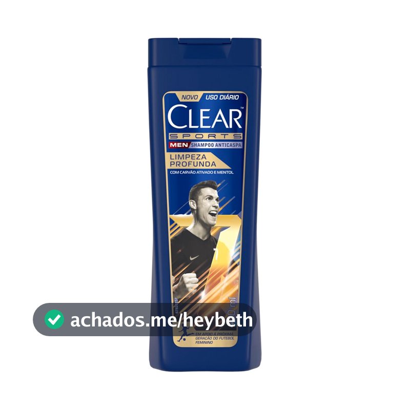 Clear Sports Men - Shampoo Anticaspa Limpeza Profunda 400Ml