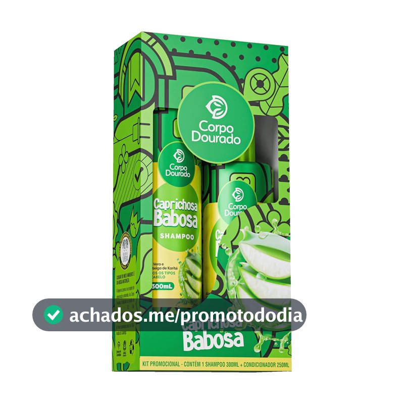 Corpo Dourado KIT SH +cond Caprichosa Babosa
