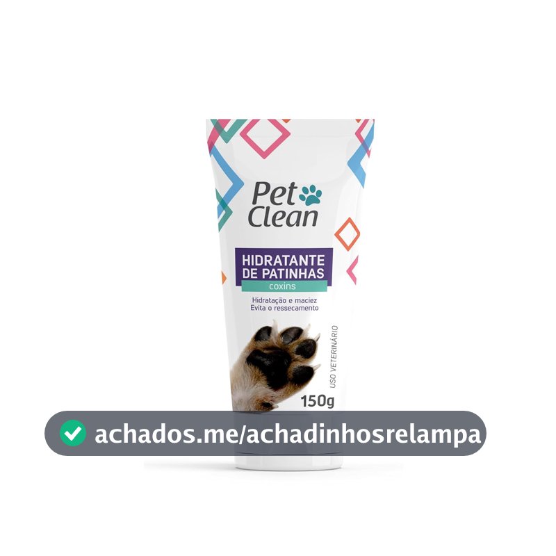 Hidratante de Patinha 150g, Pet Clean