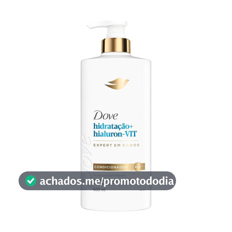 Dove Condicionador Hidratação + Hialuron-Vit 600ml Pump