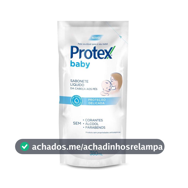 Protex Baby Delicate Care Sabonete Líquido Infantil Refil, 380ml