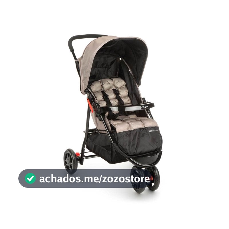 Cosco Kids, Carrinho de Bebê Toffy, Bege Grid