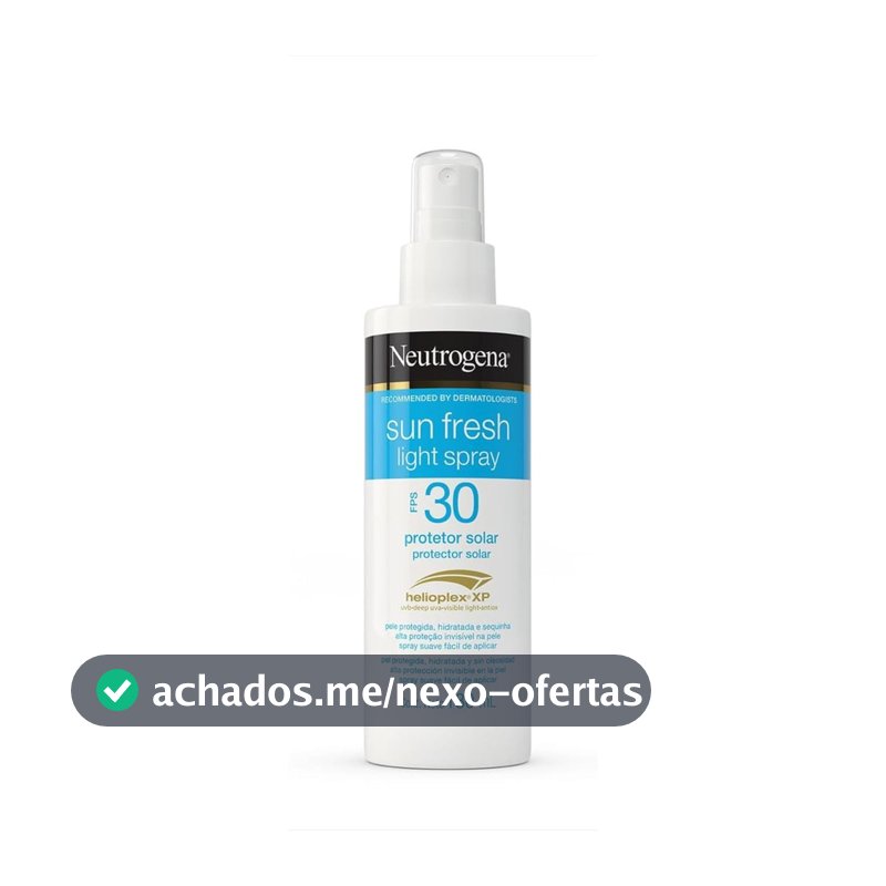 Protetor Solar Corporal em Spray Neutrogena Sun Fresh, FPS 30, 180ml