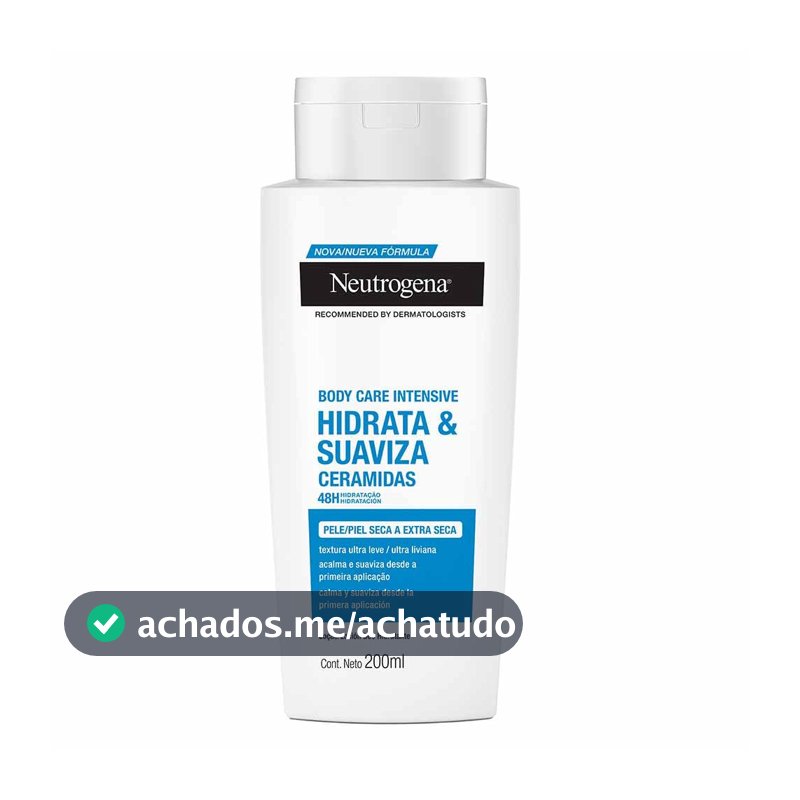 Hidratante Corporal Neutrogena Body Care Intensive Hidrata & Suaviza, 200ml