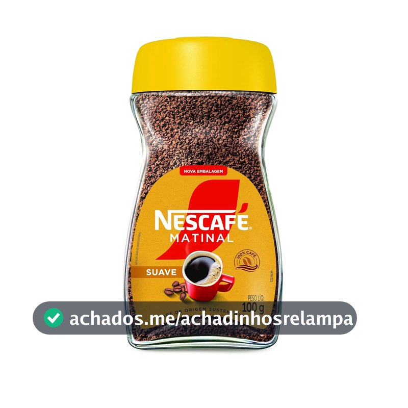 Nescafé, Café Solúvel, Matinal, Suave, 100g