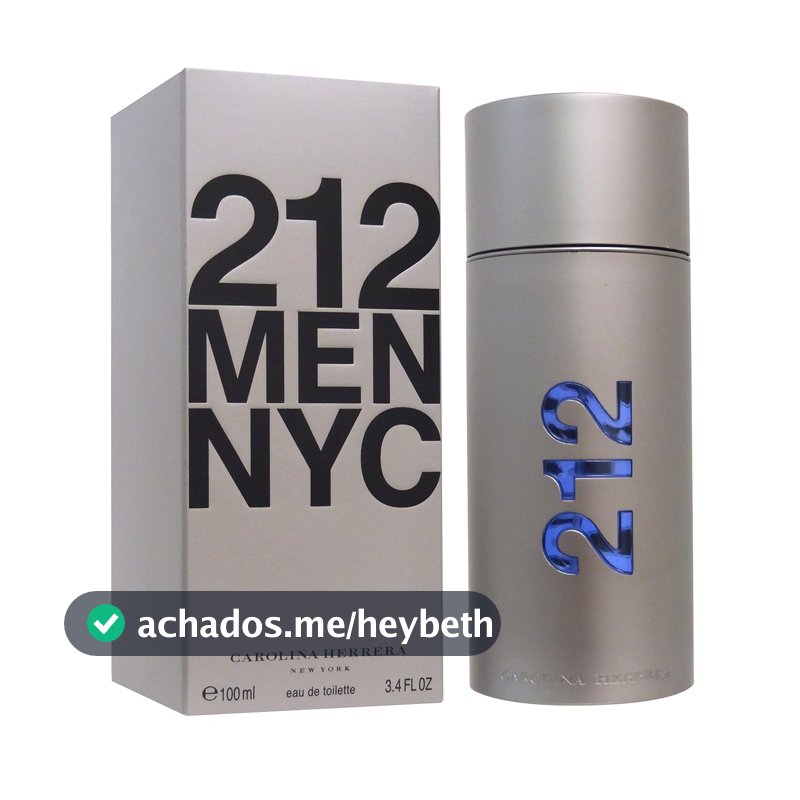 Perfume Carolina Herrera 212 Eau de Toilette for Men NYC, 100 ml