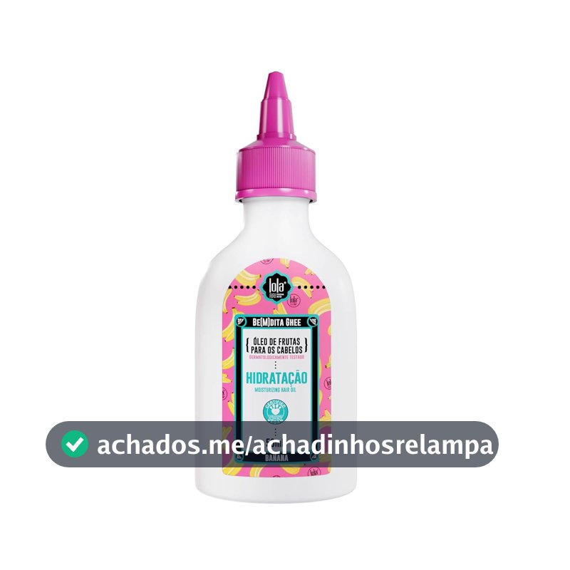 Bemdita Ghee Óleo Capilar de Banana 50ml, Lola Cosmetics