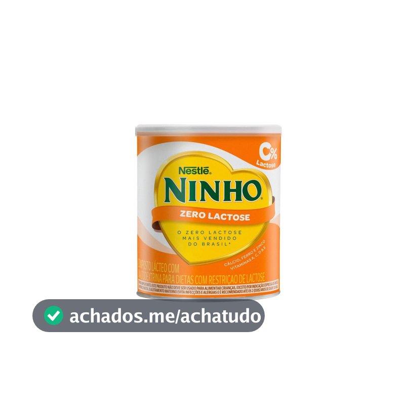 Leite em Pó Ninho Forti+ Zero Lactose, 380g