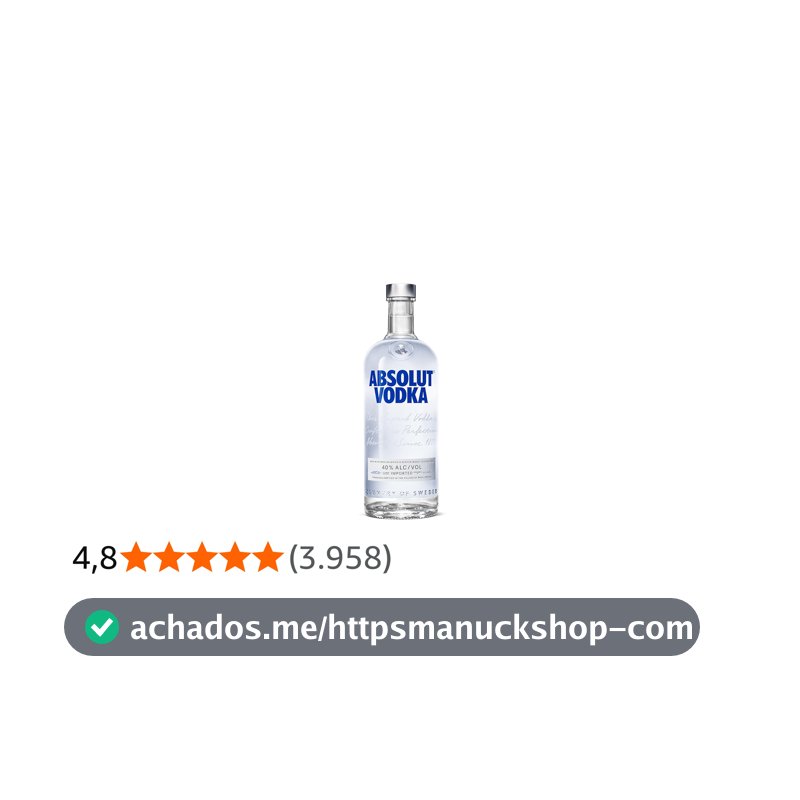 Vodka Absolut - 1 Litro