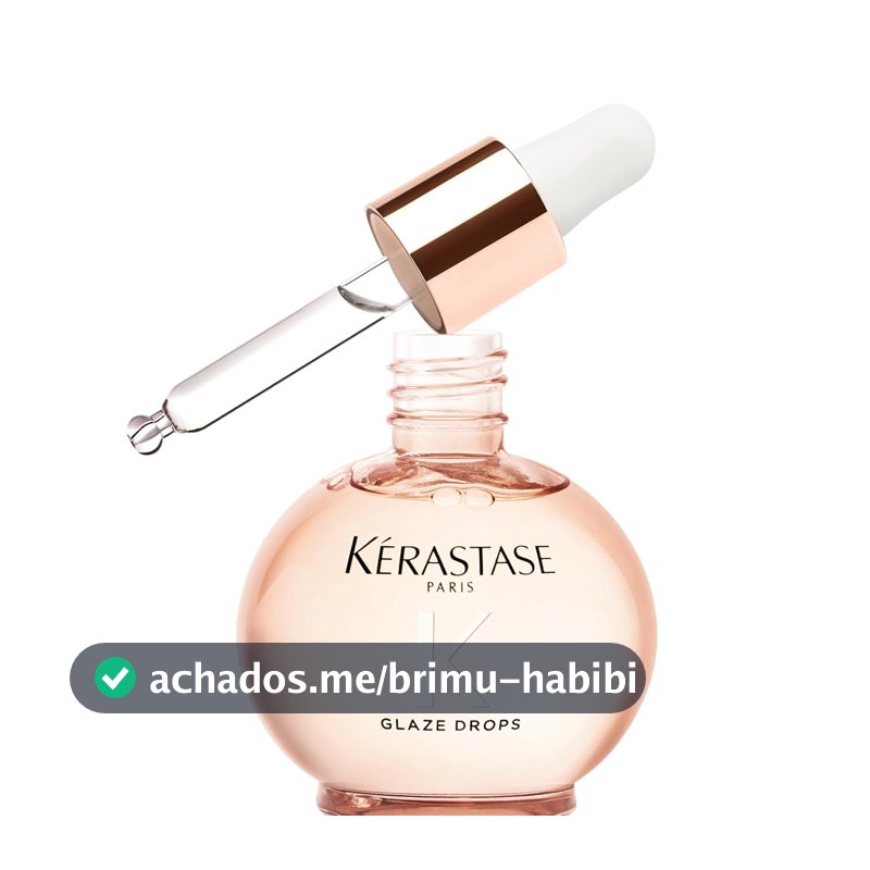 Kérastase Gloss Absolu Glaze Drops – Finalizador para Todos os Tipos de Cabelos com Tendência ao Frizz, com Óleo de Rosa Silvestre – Potencializa Brilho, Elasticidade e Maciez 45ml