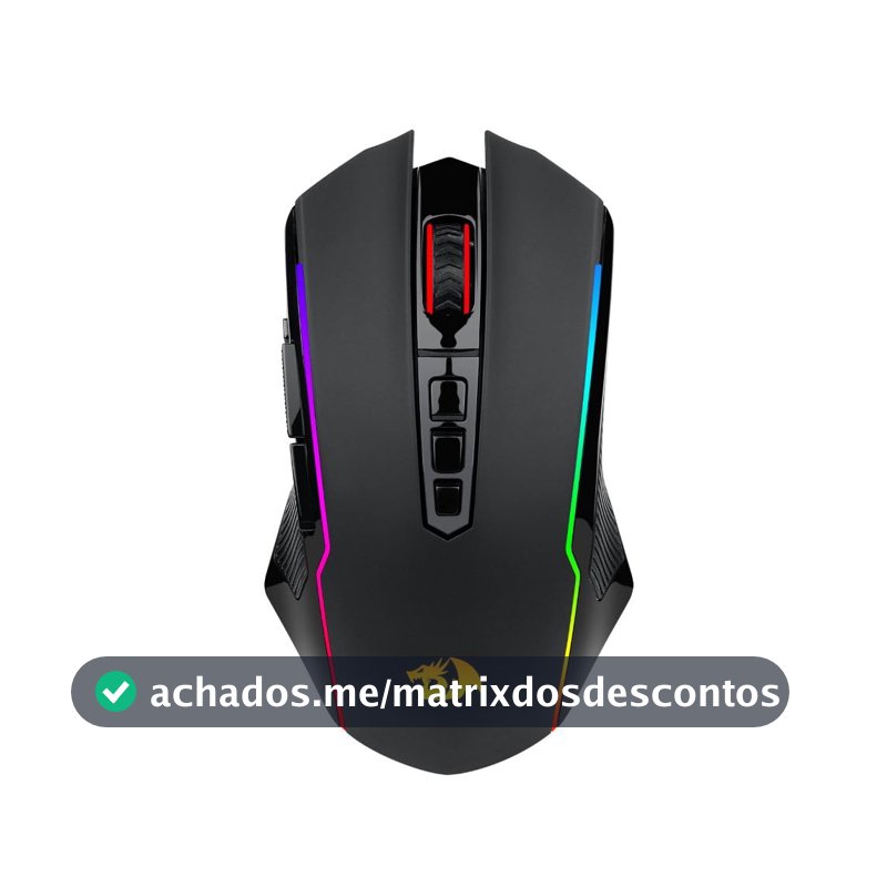 Mouse sem fio Redragon Nix Preto
