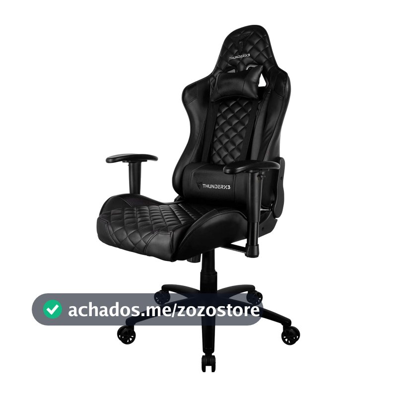 Cadeira Gamer Profissional TGC12 Preta ThunderX3.