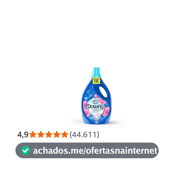 Downy Amaciante Concentrado Brisa de Verão 3L Rende 12L