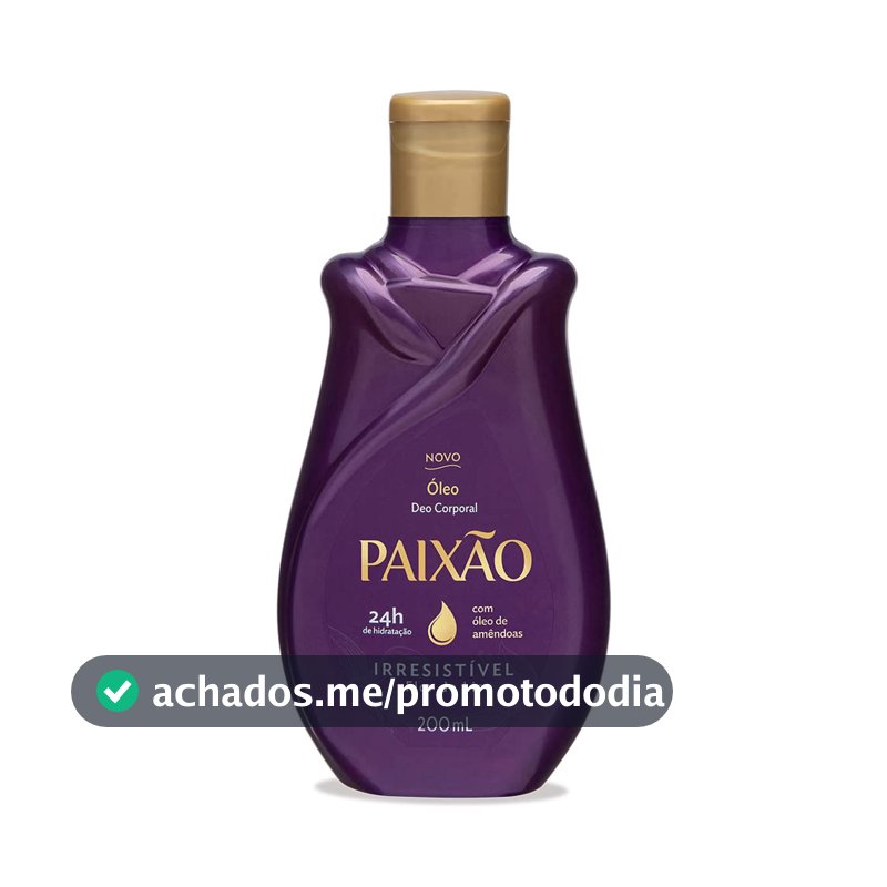 Paixão Óleo Corporal Irresistível 200 Ml