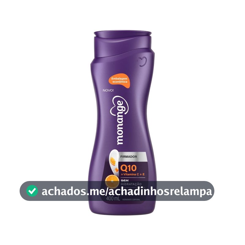 Monange Hidratante Firmador Q10 Vitamina C + E – Pele Extrasseca com Ação Desodorante 400ml