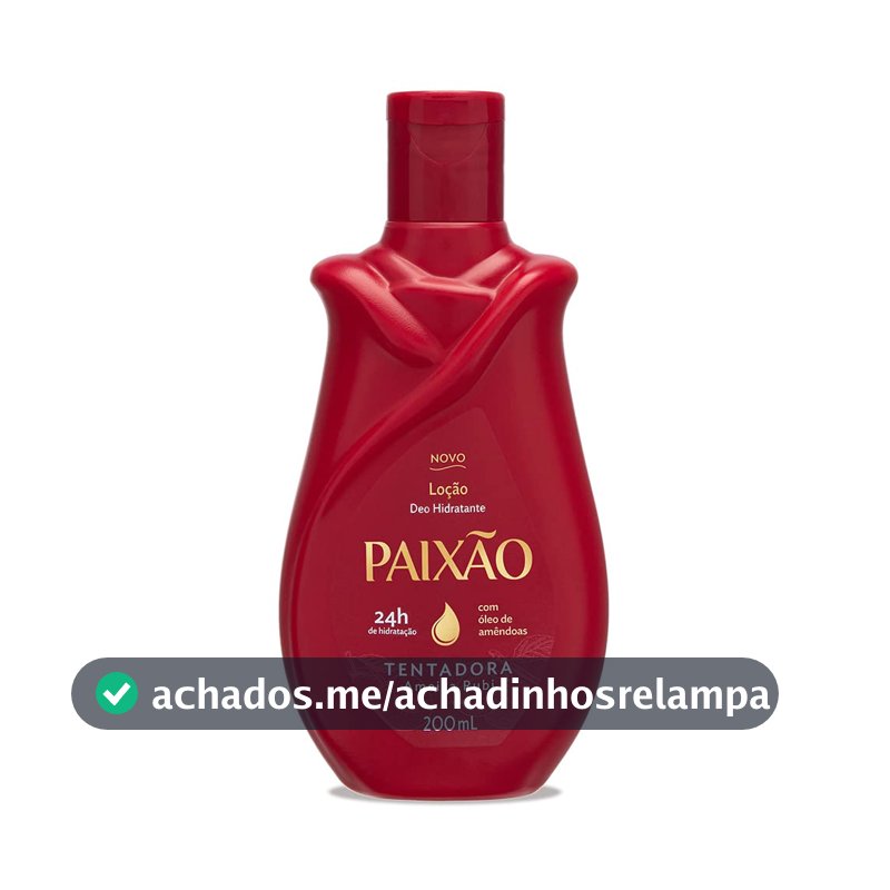 Paixão Hidratante Desodorante Corporal Tentadora 200 Ml
